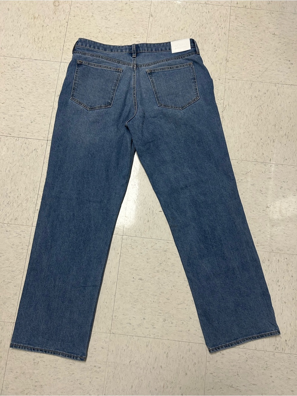 Edited by Remi Bader Wide Leg Jeans Medium Wash Stretch Denim Size 12 - Picture 6 of 6